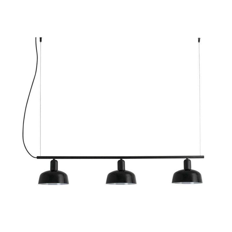 Lustra suspendata design modern TATAWIN negru