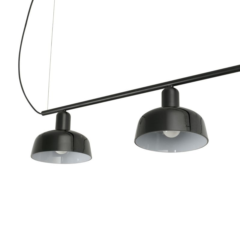 Lustra suspendata design modern TATAWIN negru