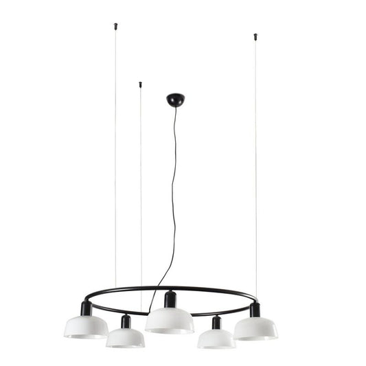 Lustra suspendata design modern TATAWIN S alb