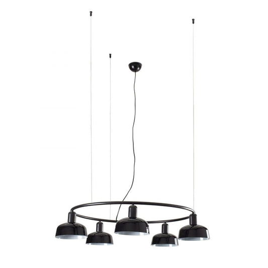 Lustra suspendata design modern TATAWIN S negru