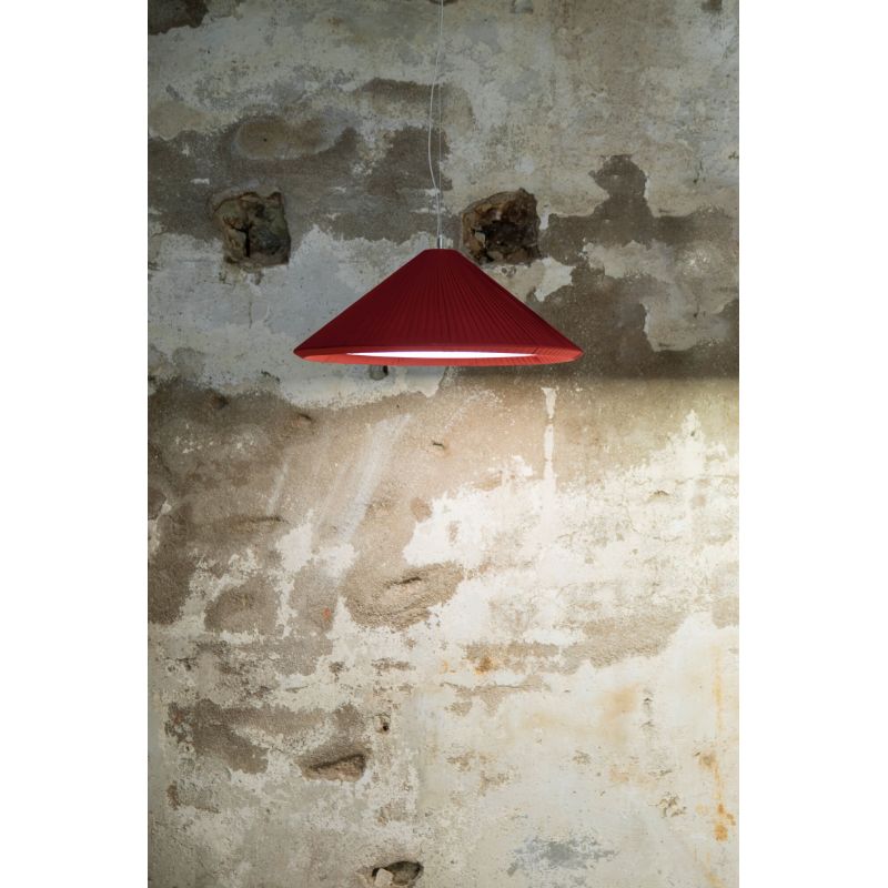 Lustra XXL suspendata design decorativ SAIGON IN ø70cm Burgandy
