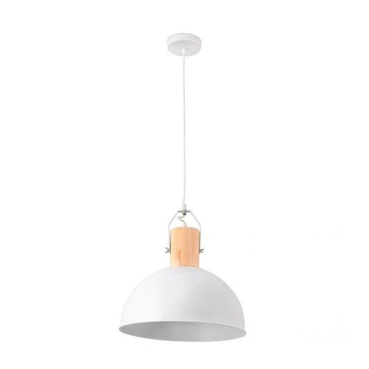 Lustra/Pendul metalic design modern minimalist MARGOT alb