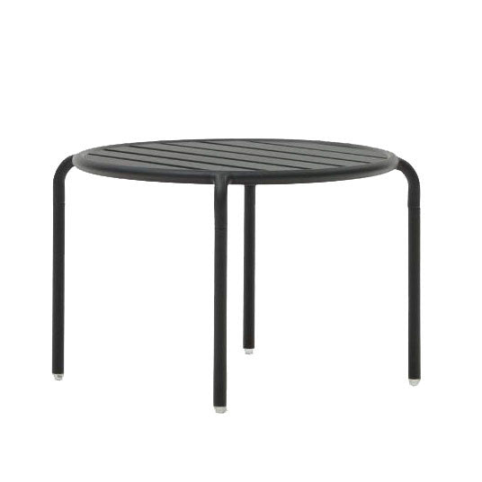 Masa de cafea exterior gri din metal 68 cm Joncols Kave Home