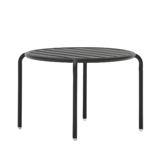 Masa de cafea exterior gri din metal 68 cm Joncols Kave Home