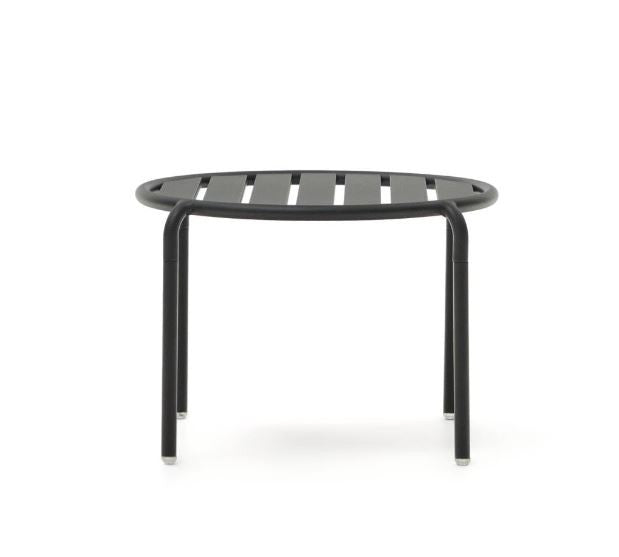 Masa de cafea exterior gri din metal 68 cm Joncols Kave Home