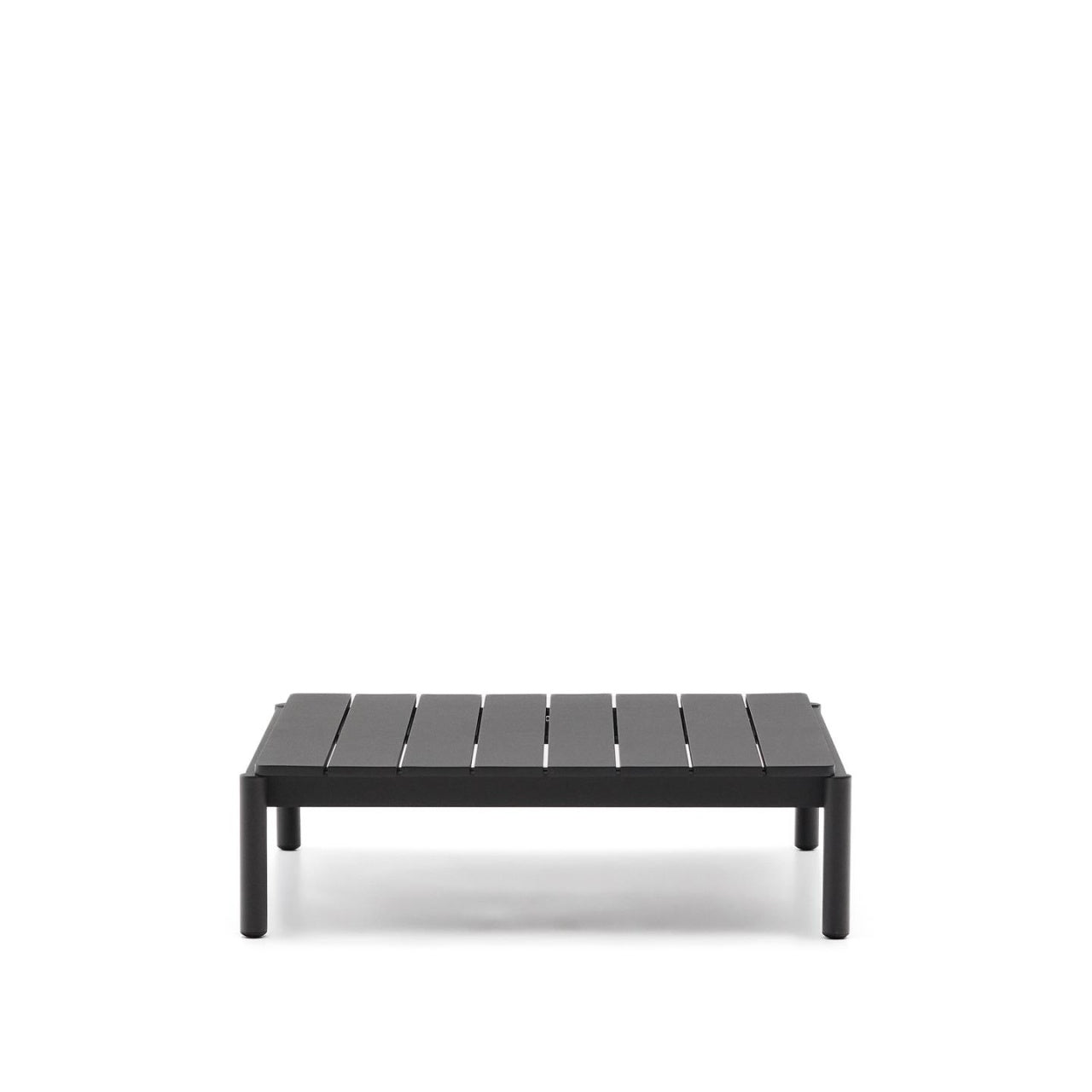 Masa de cafea exterior gri din metal 84x91 cm Sorells Kave Home