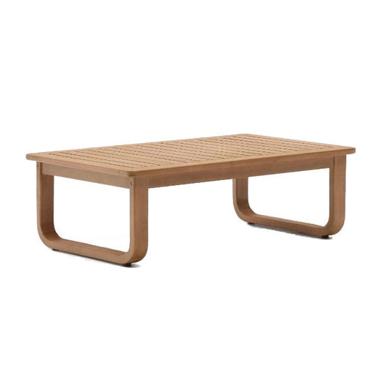 Masa de cafea exterior maro din lemn 60x100 cm Sacaleta Kave Home