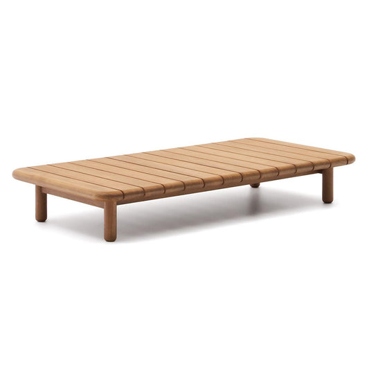 Masa de cafea exterior maro din lemn 70x140 cm Turqueta Kave Home