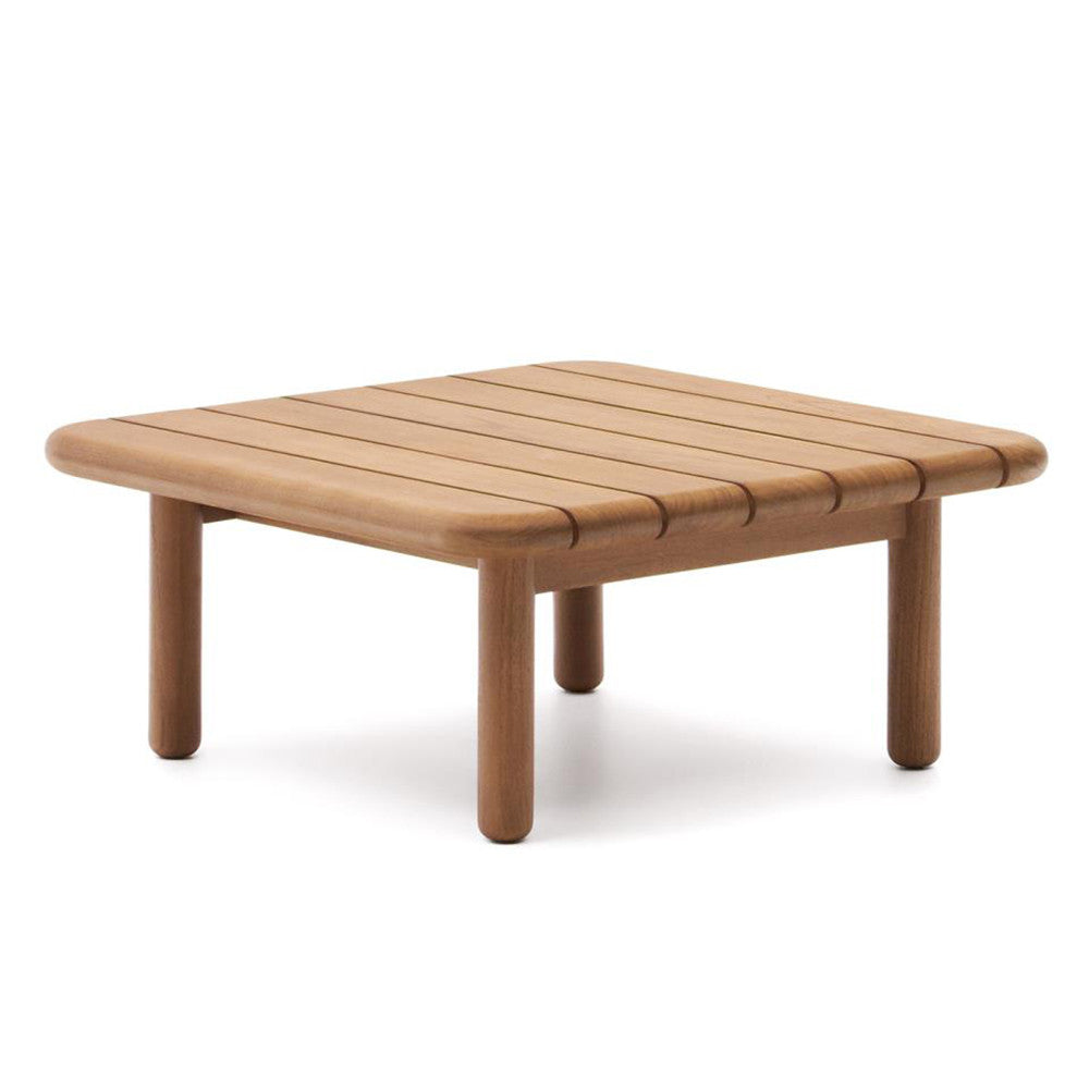 Masa de cafea exterior maro din lemn 70x70 cm Turqueta Kave Home