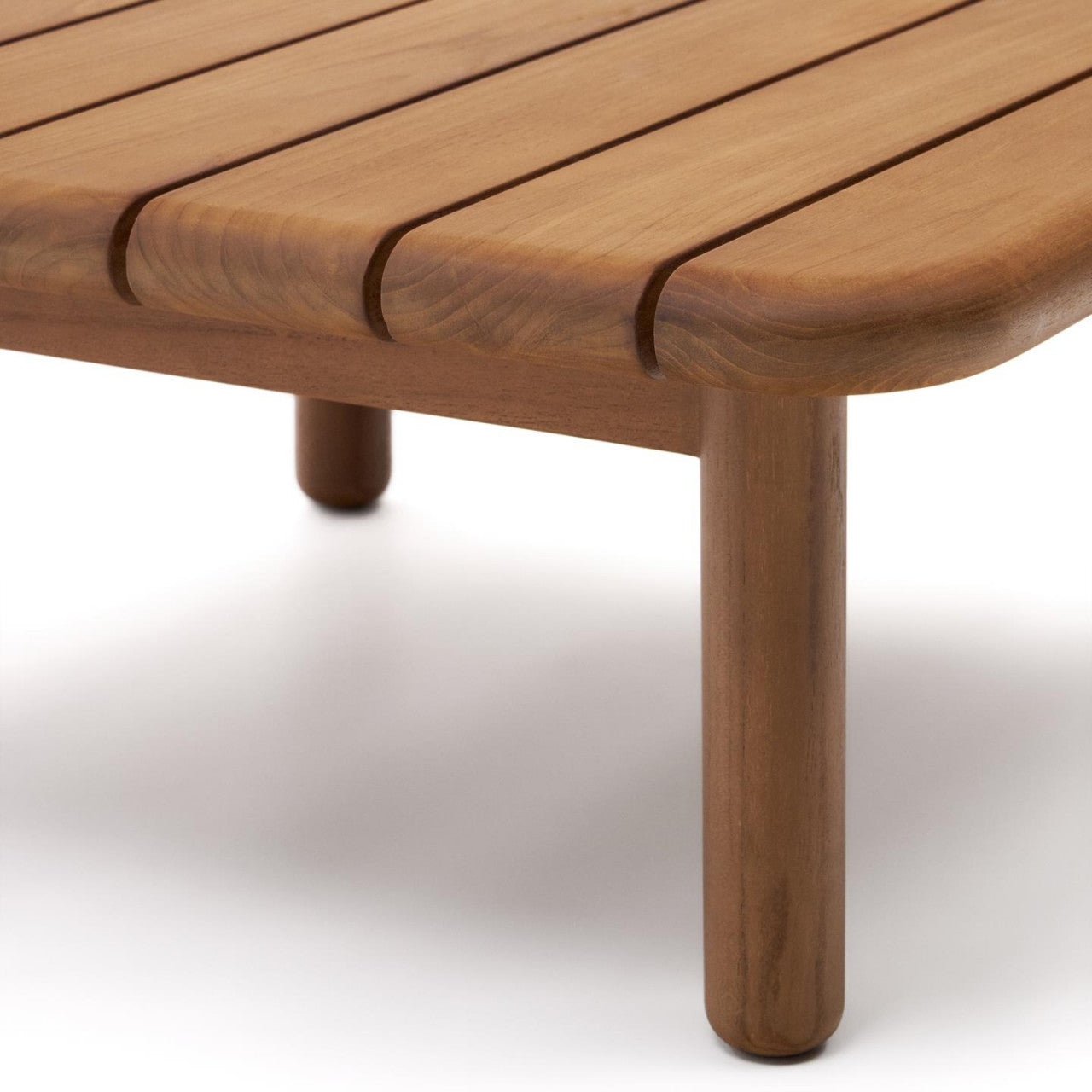 Masa de cafea exterior maro din lemn 70x70 cm Turqueta Kave Home
