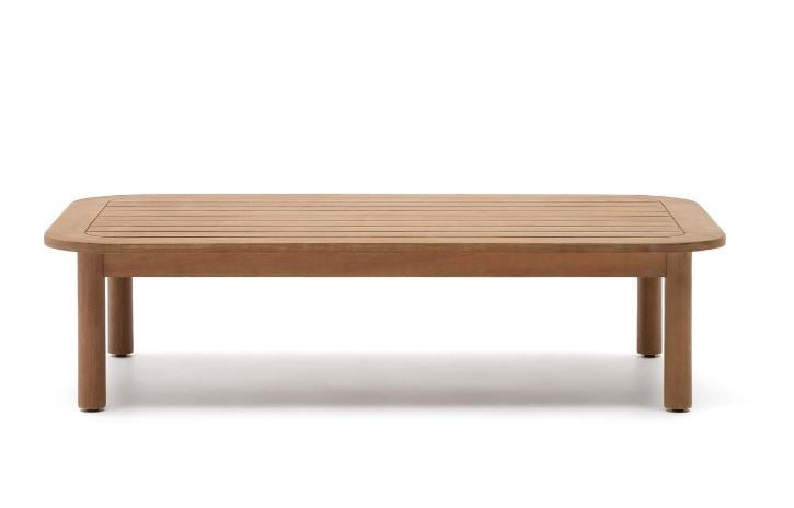 Masa de cafea exterior maro din lemn 89x140 cm Sacova Kave Home