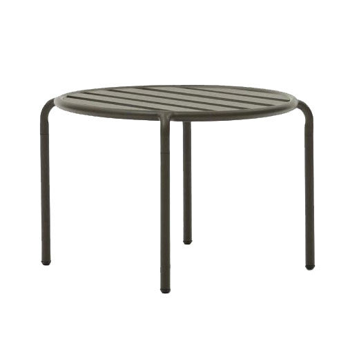 Masa de cafea exterior verde din metal 68 cm Joncols Kave Home