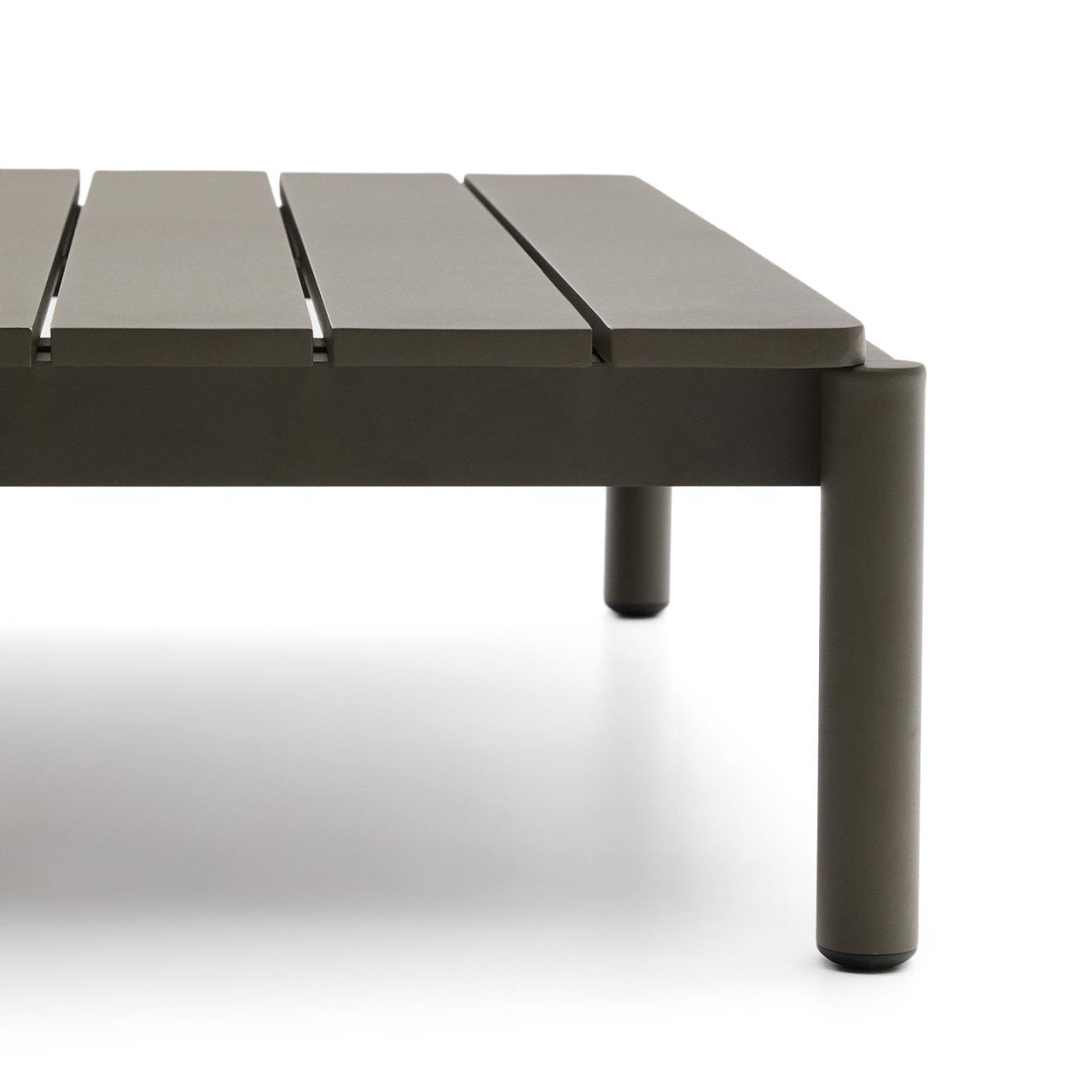 Masa de cafea exterior verde din metal 84x91 cm Sorells Kave Home