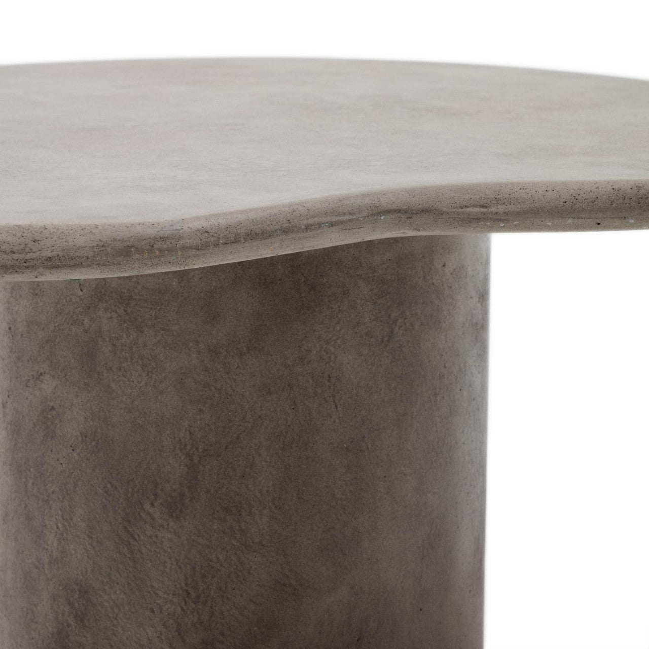 Masa de cafea gri din ciment 77x83 cm Macarella Kave Home