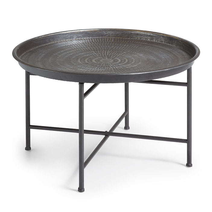 Masa de cafea gri din metal 65 cm Dalinea Kave Home