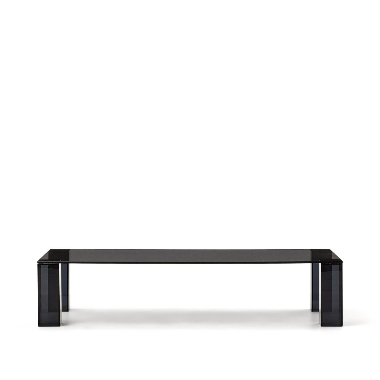 Masa de cafea gri inchis din sticla 60x140 cm Adularia Kave Home
