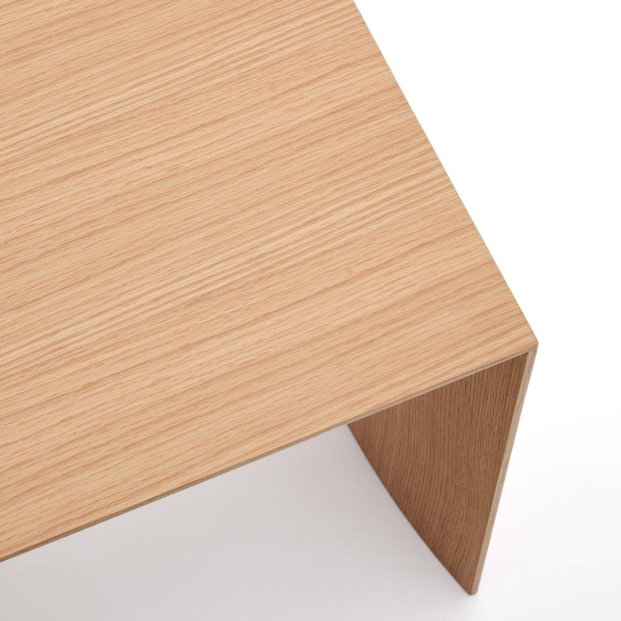 Masa de cafea maro din lemn 45x90 cm Litto Oak Kave Home