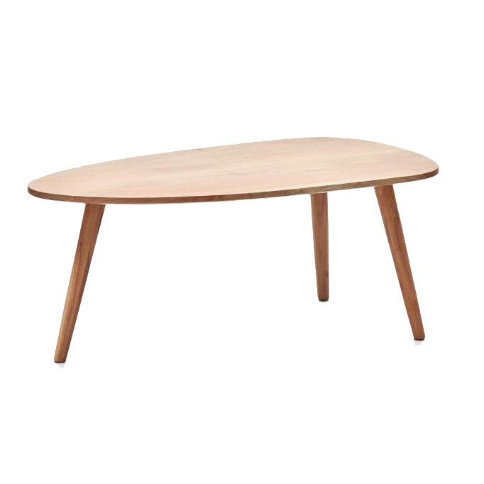Masa de cafea maro din lemn 60x110 cm Eluana Kave Home