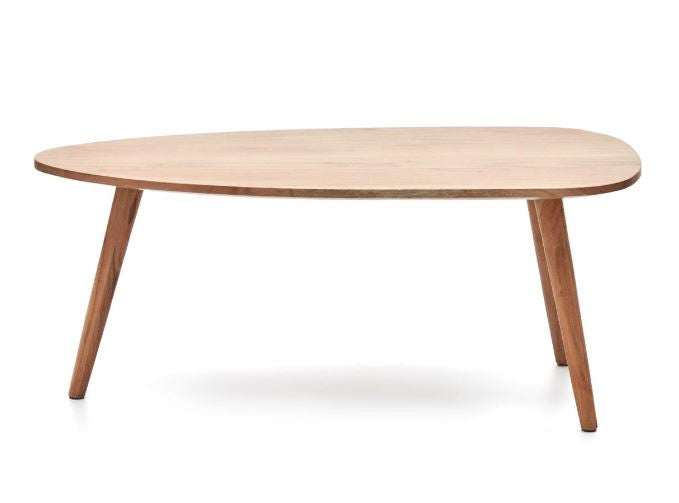 Masa de cafea maro din lemn 60x110 cm Eluana Kave Home