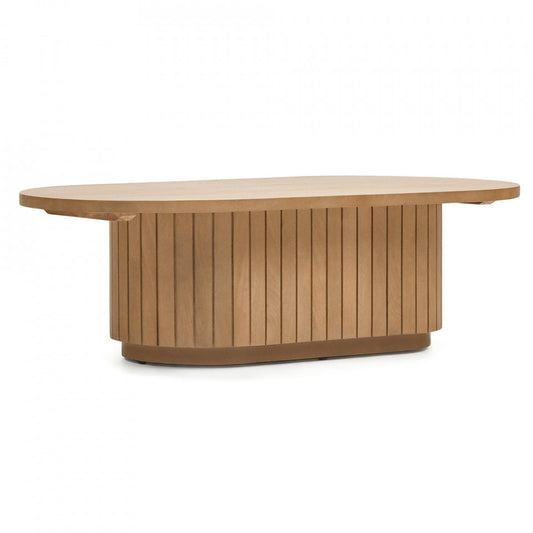 Masa de cafea maro din lemn 60x120 cm Licia Kave Home