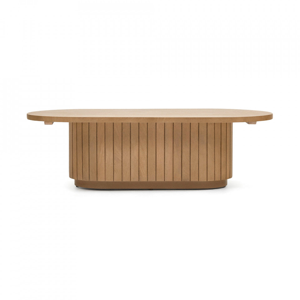 Masa de cafea maro din lemn 60x120 cm Licia Kave Home