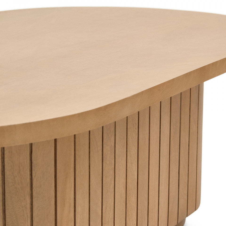 Masa de cafea maro din lemn 60x120 cm Licia Kave Home