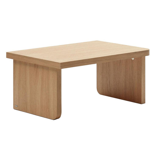 Masa de cafea maro din lemn 62x89 cm Oaq Kave Home