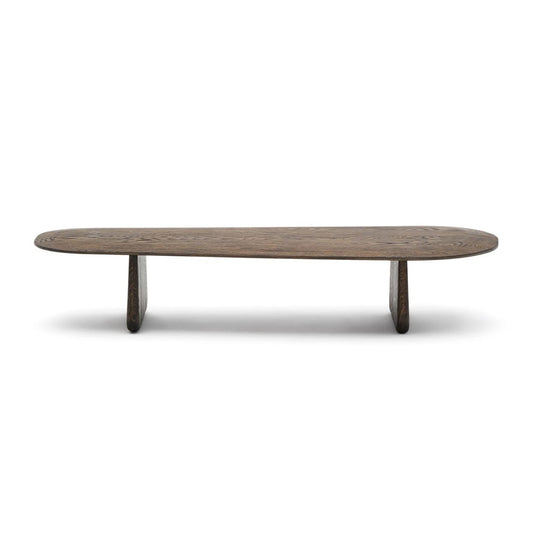 Masa de cafea maro din lemn 64x146 cm Pirita Kave Home