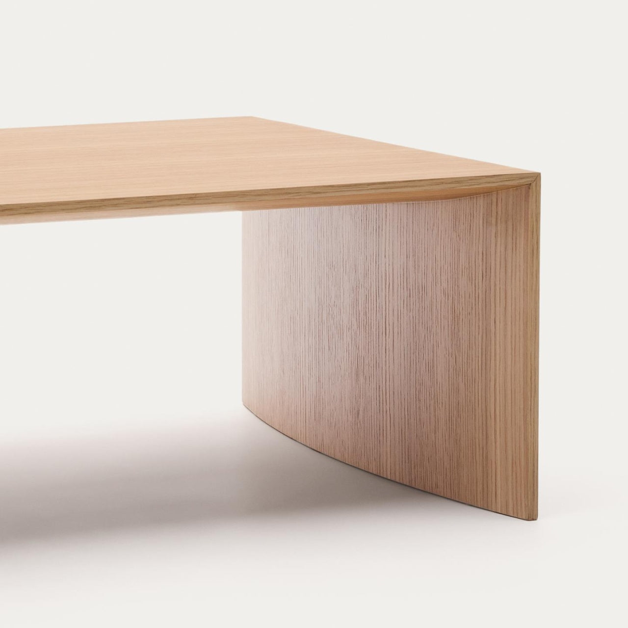 Masa de cafea maro din lemn 70x140 cm Litto Oak Kave Home