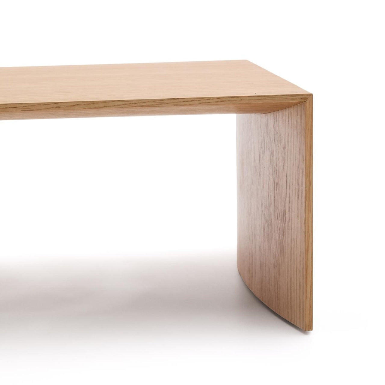 Masa de cafea maro din lemn 70x140 cm Litto Oak Kave Home