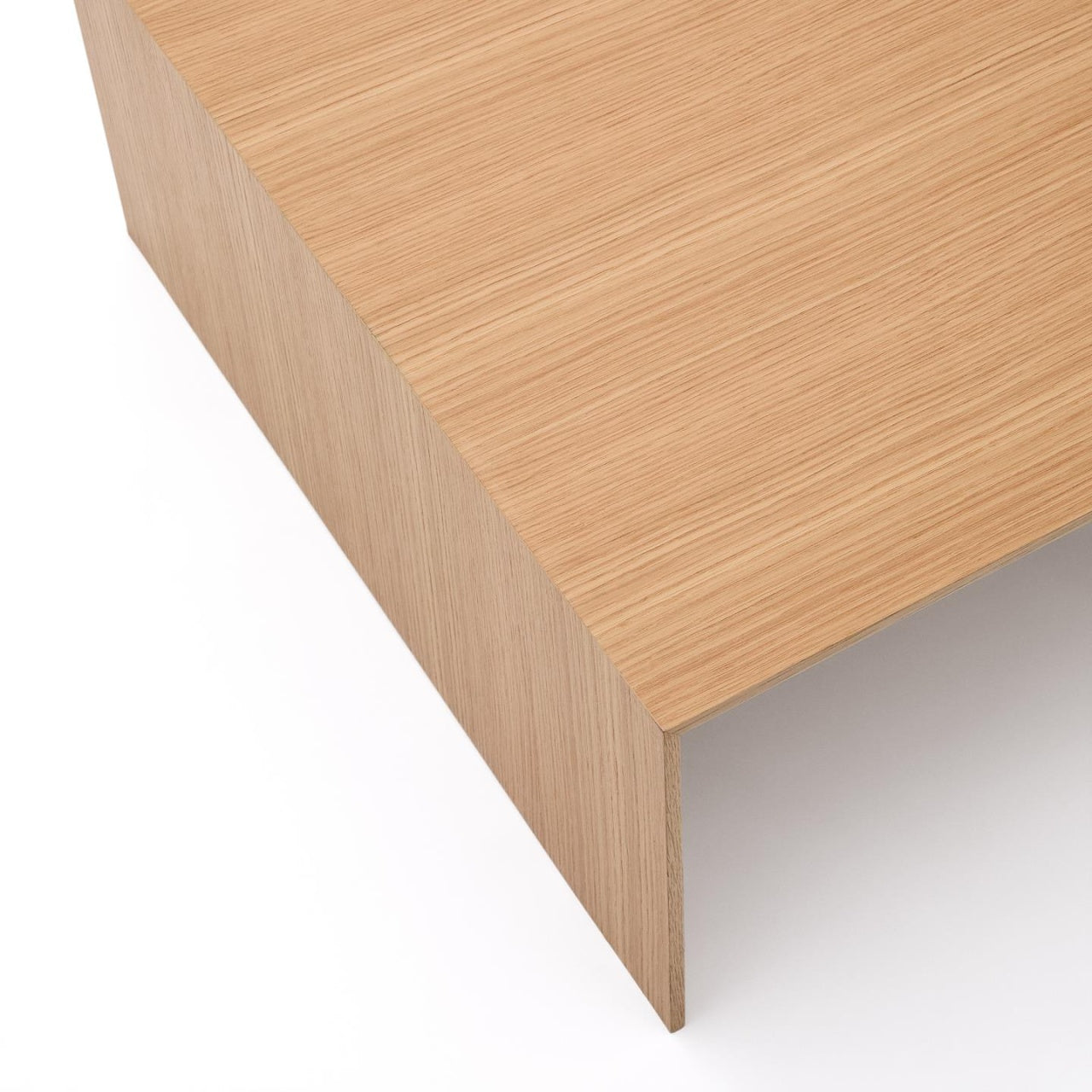 Masa de cafea maro din lemn 70x140 cm Litto Oak Kave Home