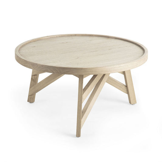 Masa de cafea maro/gri din lemn 81 cm Tenda Kave Home