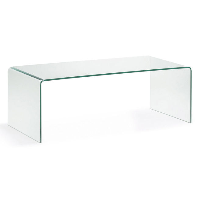 Masa de cafea transparenta din sticla 50x110 cm Burano Kave Home