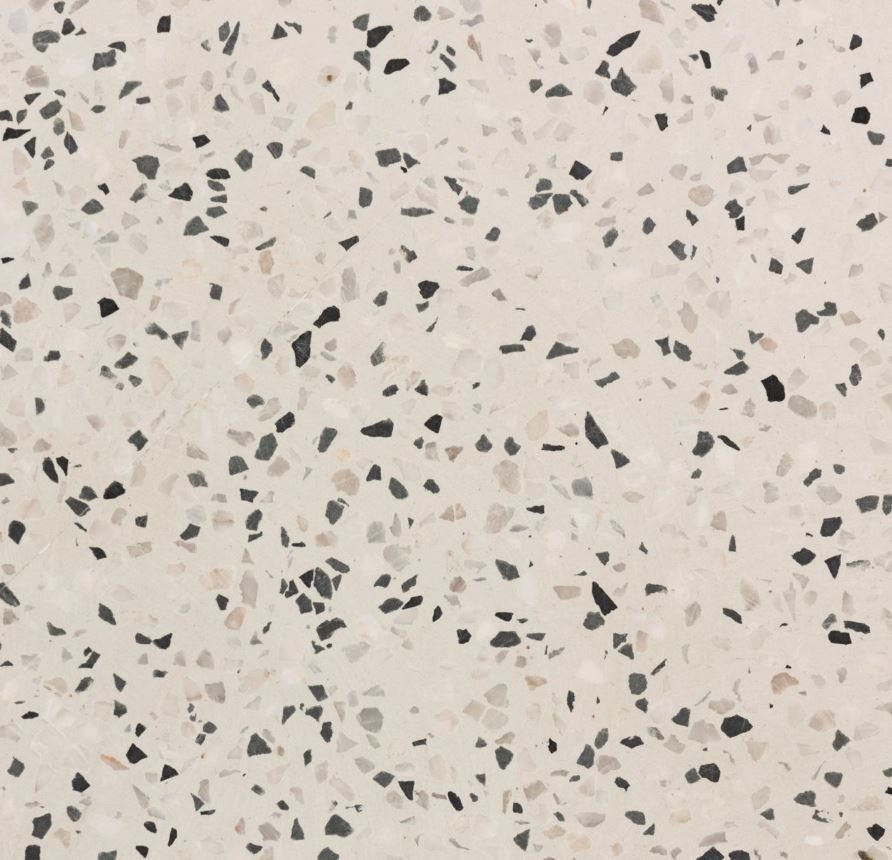 Masa dining alba/neagra din ciment 120 cm Shanelle Kave Home