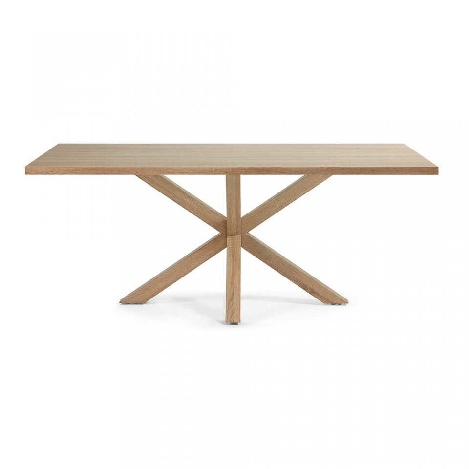 Masa dining din metal 100x200 cm Argo Kave Home