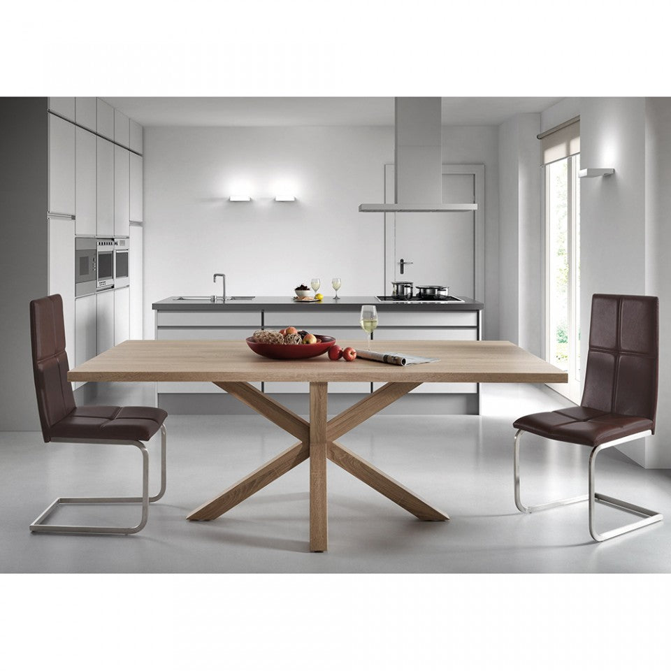 Masa dining din metal 100x200 cm Argo Kave Home
