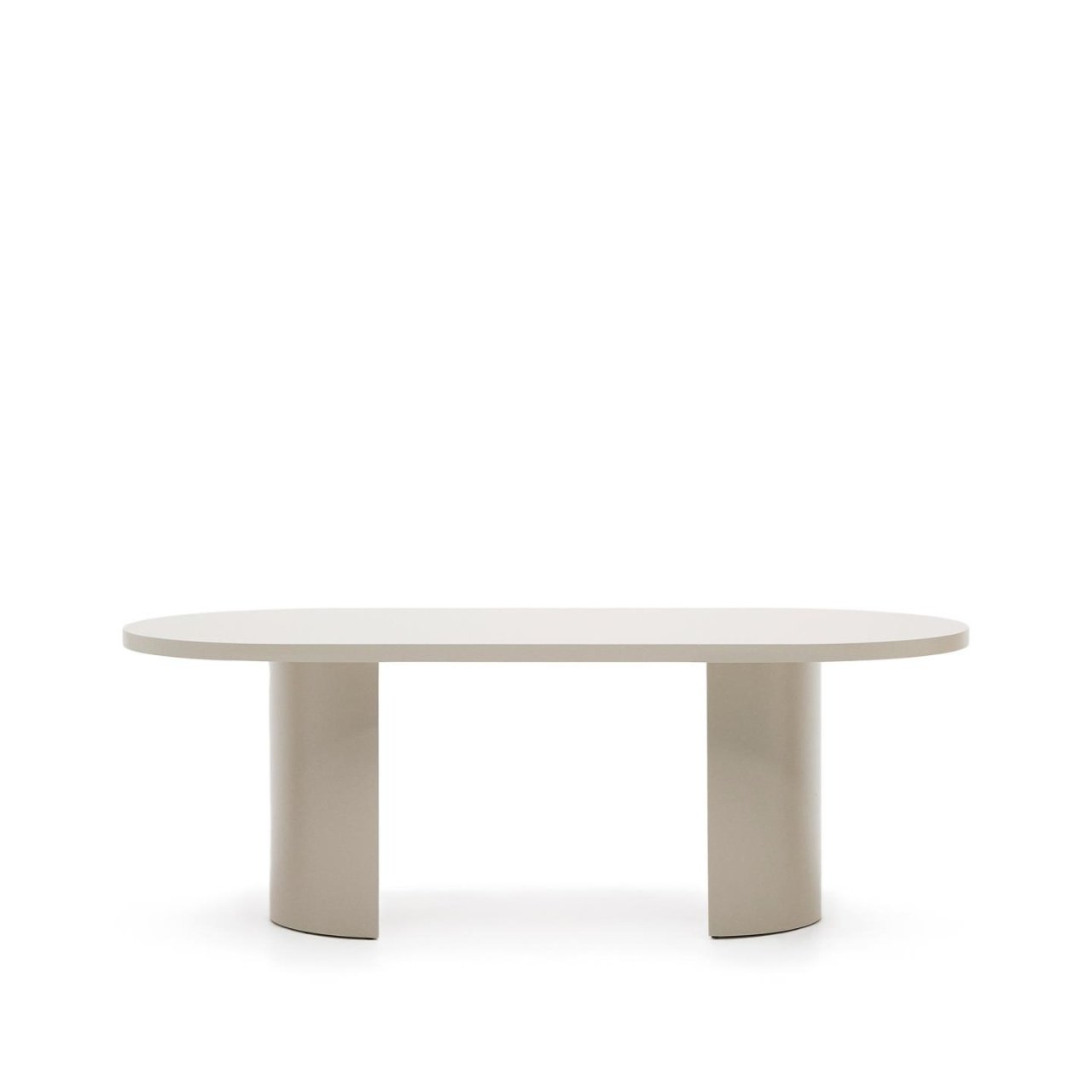 Masa dining ecru 100x200 cm Nealy Kave Home