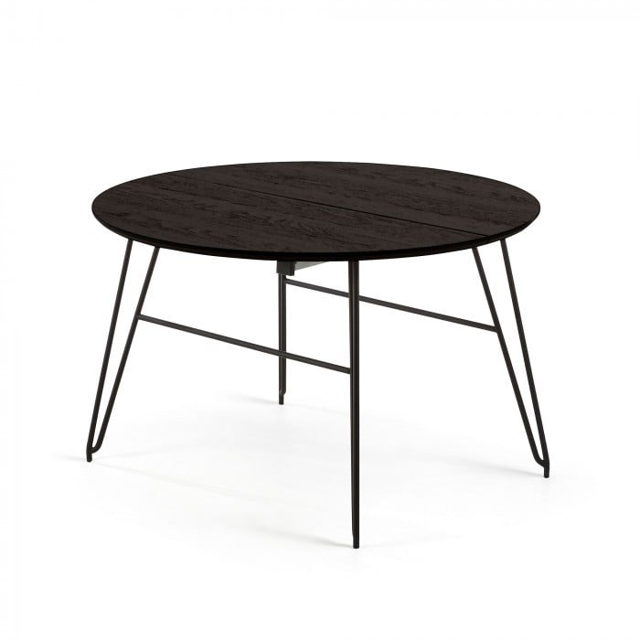 Masa dining extensibila din lemn 120x120(200) cm Milian Kave Home