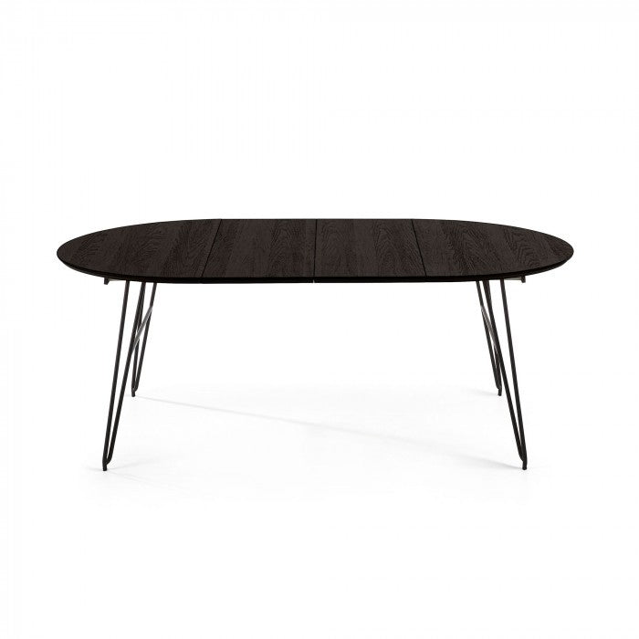 Masa dining extensibila din lemn 120x120(200) cm Milian Kave Home