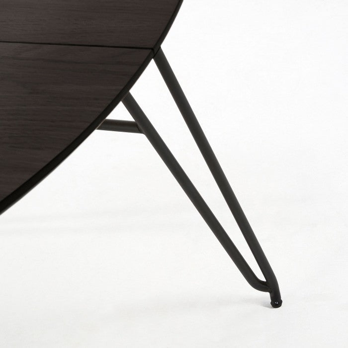 Masa dining extensibila din lemn 120x120(200) cm Milian Kave Home