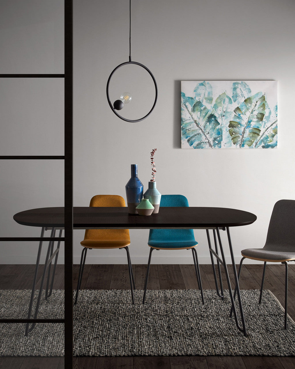 Masa dining extensibila din lemn 90x140(220) cm Milian Kave Home