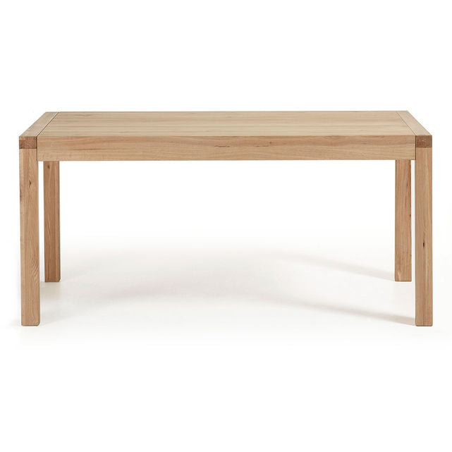 Masa dining extensibila maro din lemn 100x200(280) cm Briva Kave Home