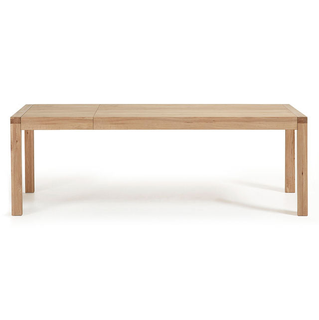 Masa dining extensibila maro din lemn 100x200(280) cm Briva Kave Home