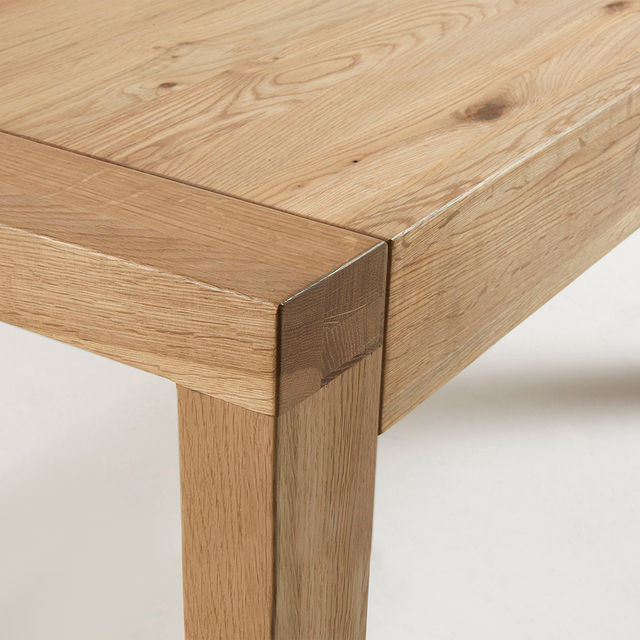 Masa dining extensibila maro din lemn 100x200(280) cm Briva Kave Home