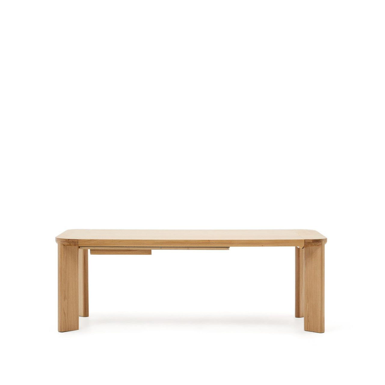Masa dining extensibila maro din lemn 100x200(280) cm Jondal Kave Home
