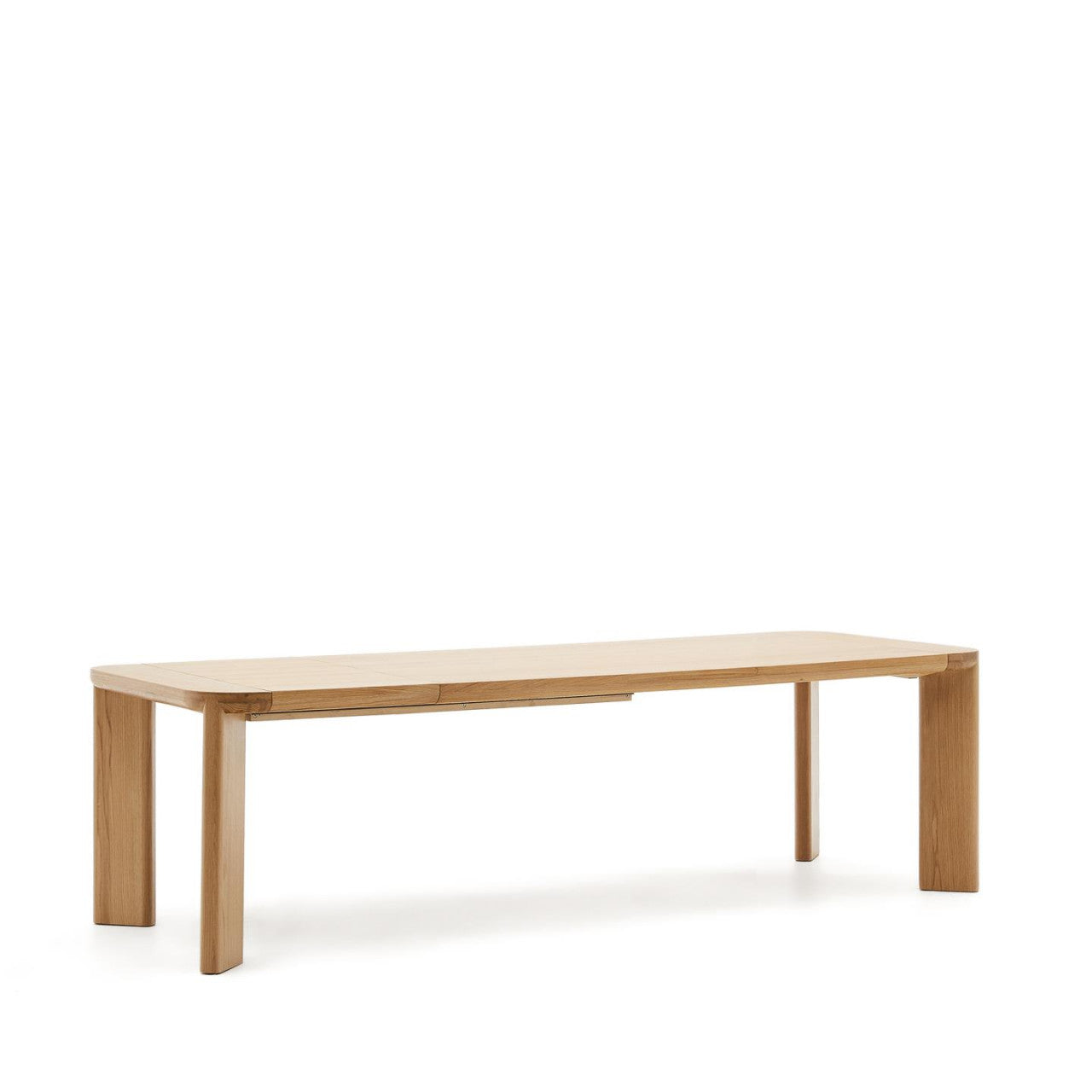 Masa dining extensibila maro din lemn 100x200(280) cm Jondal Kave Home