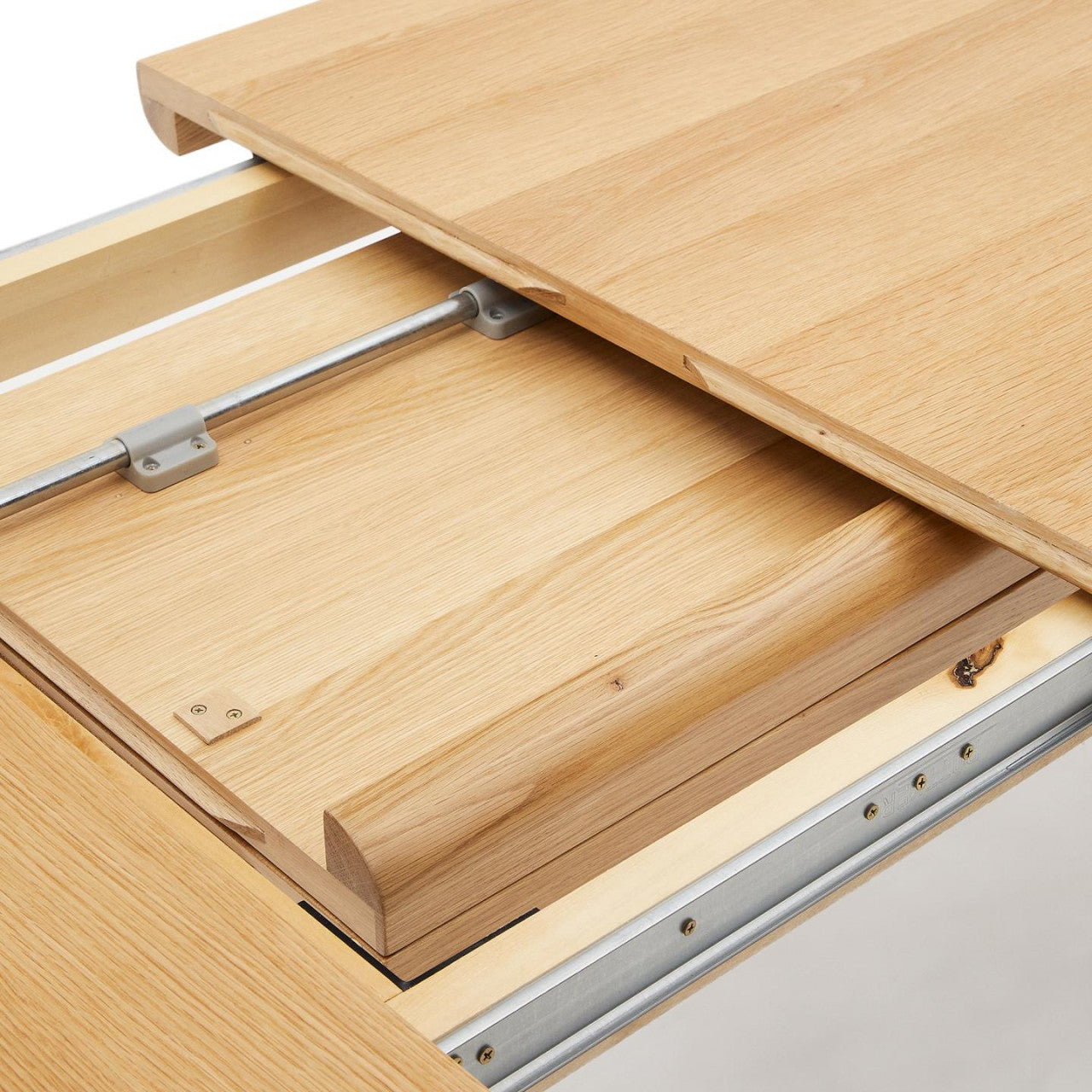 Masa dining extensibila maro din lemn 100x200(280) cm Jondal Kave Home