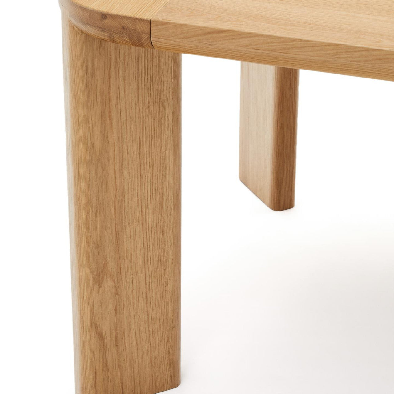 Masa dining extensibila maro din lemn 100x200(280) cm Jondal Kave Home