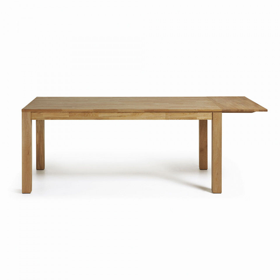 Masa dining extensibila maro din lemn 90x180(260) cm Isbel Kave Home