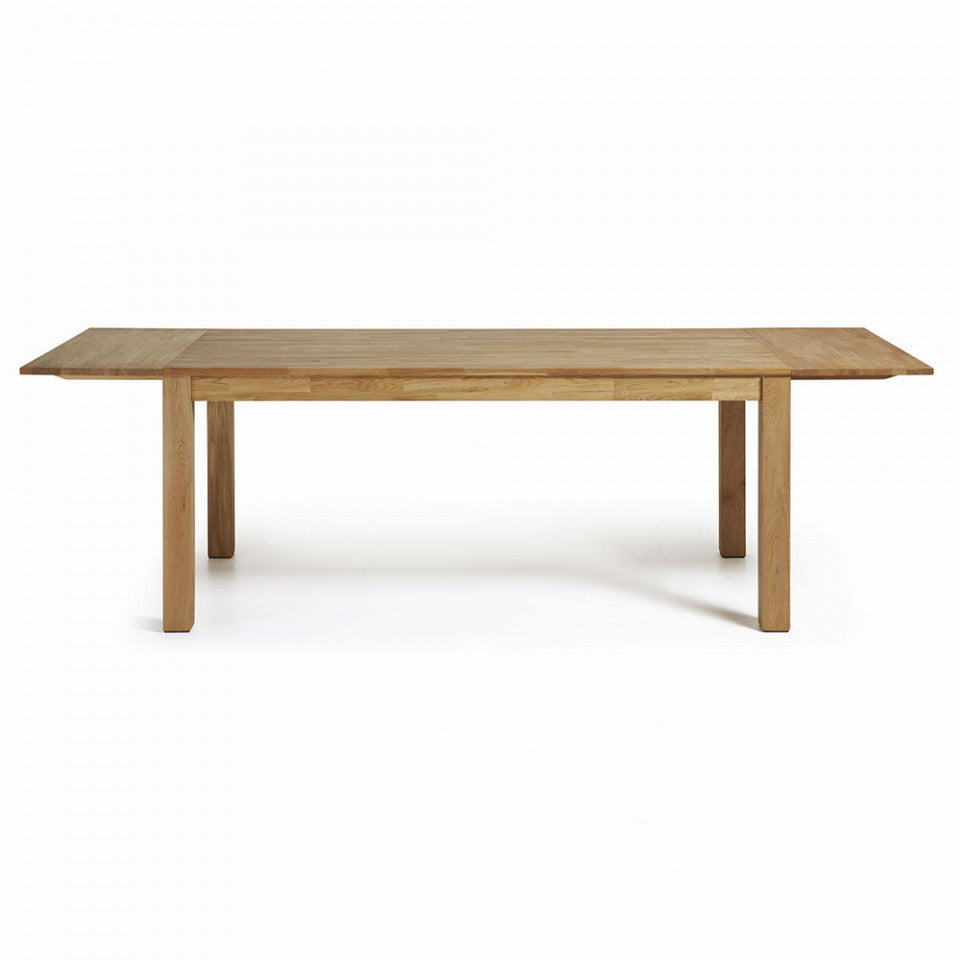 Masa dining extensibila maro din lemn 90x180(260) cm Isbel Kave Home